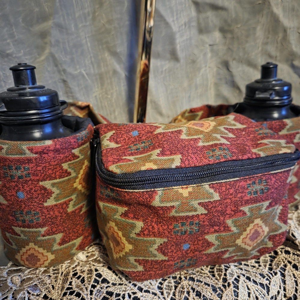 Nathan Southwest Print Hydration Belt | Double Water Bottle Running Pack